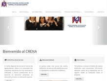 Tablet Screenshot of crena.edu.mx